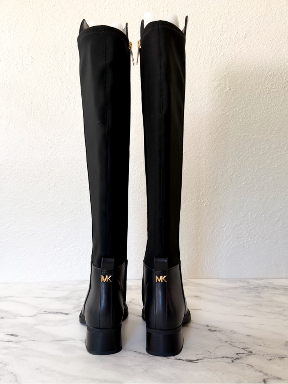 MICHAEL Michael Kors Lex Black Faux Leather Tall Boots - Picture 5 of 10